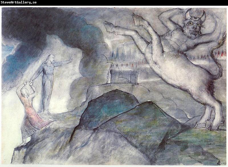 William Blake Dante_Hell_XII